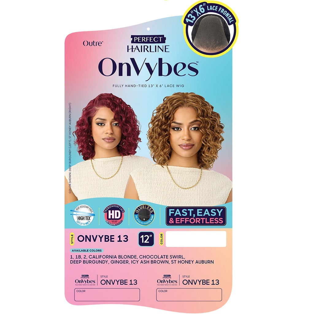 Outre HD Lace Frontal Wig Perfect Hairline OnVybes Glueless Fully Hand-Tied 13X6 Lace Wig - ONVYBE 13