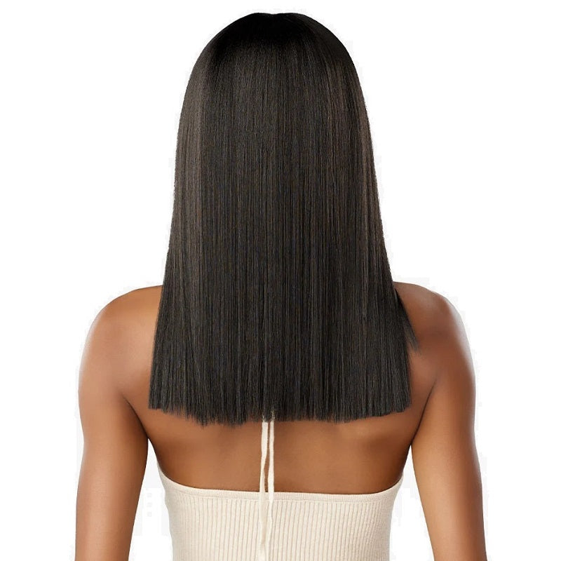 Sensationnel Curls Kinks & Co Synthetic Hair Y-Part Glueless HD Lace Wig - KINKY SILK PRESSED 18"