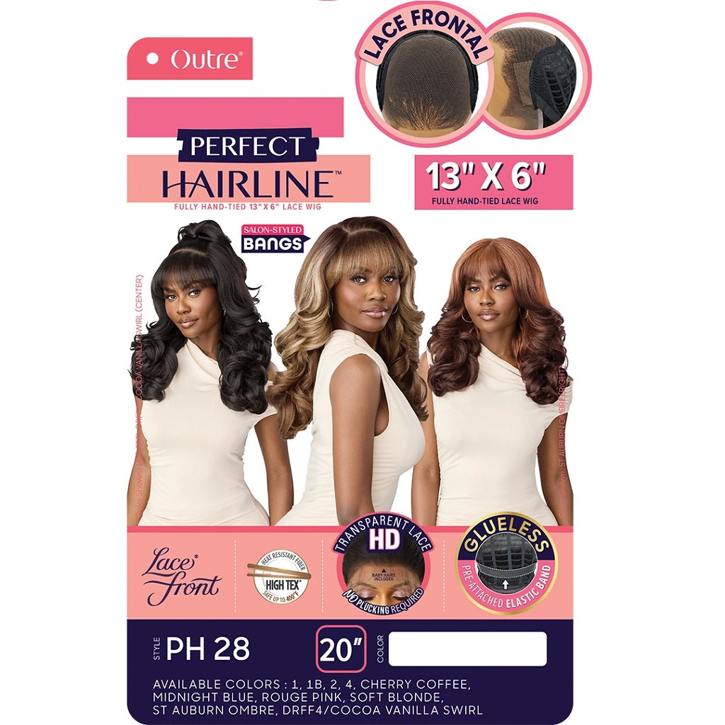 Outre Synthetic Perfect Hairline 13X6 Glueless HD Lace Wig - PH 28