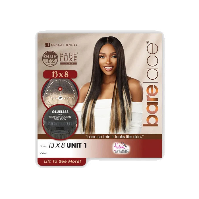 Sensationnel Bare Lace Glueless HD Lace Front Wig - 13x8 UNIT 1