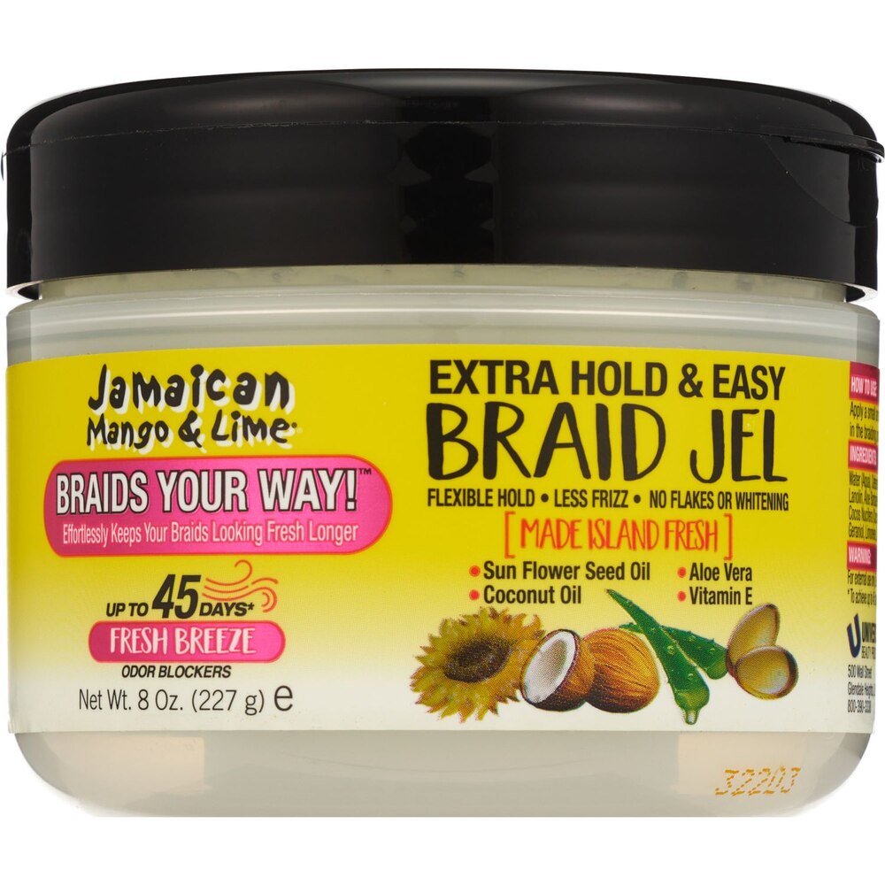 Jamaican Mango & Lime Extra Hold & Easy Braid Jel 8 oz