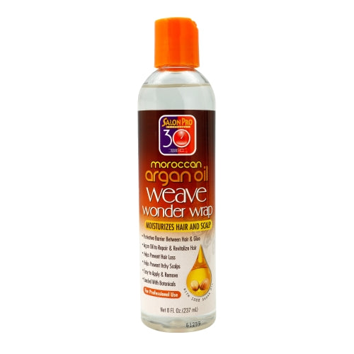 Salon Pro 30 Sec Moroccan Argan Oil Weave Wonder Wrap 8 oz