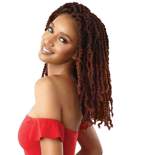 Outre Synthetic Braid Twisted Up- X PRESSION CROCHET BRAID - WAVY BOMB TWIST 12"