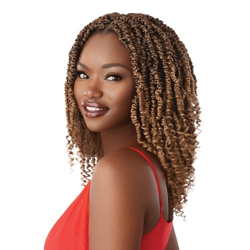 Outre Synthetic Braid Twisted Up- X PRESSION CROCHET BRAID - WAVY BOMB TWIST CURLY TIP 12"