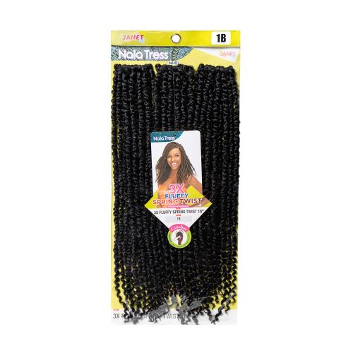 Janet Collection Nala tress Crochet Braid - FLUFFY SPRING TWIST 18"
