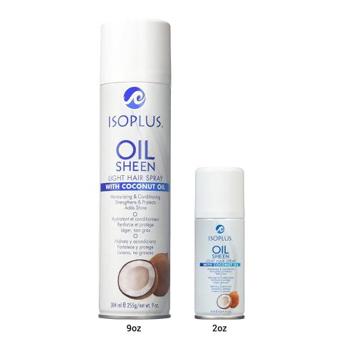 Isoplus Oil Sheen Light Hair Spray Coconut 9 oz