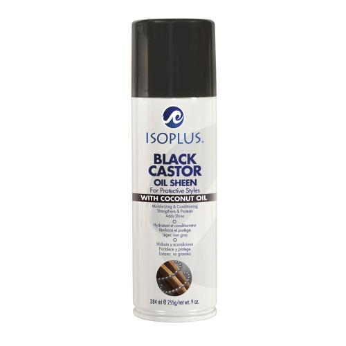 Isoplus Black Castor Oil Sheen Spray Coconut 9 oz