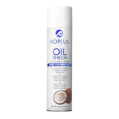 Isoplus Oil Sheen Light Hair Spray Coconut 9 oz