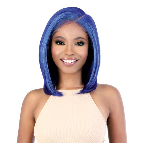 Motown Tress Synthetic Hair HD Invisible 13X7 Lace Wig - LS137 BLUE