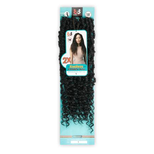 Bobbi Boss Synthetic Braid - KNOTLESS PASSION TWIST 18 2X