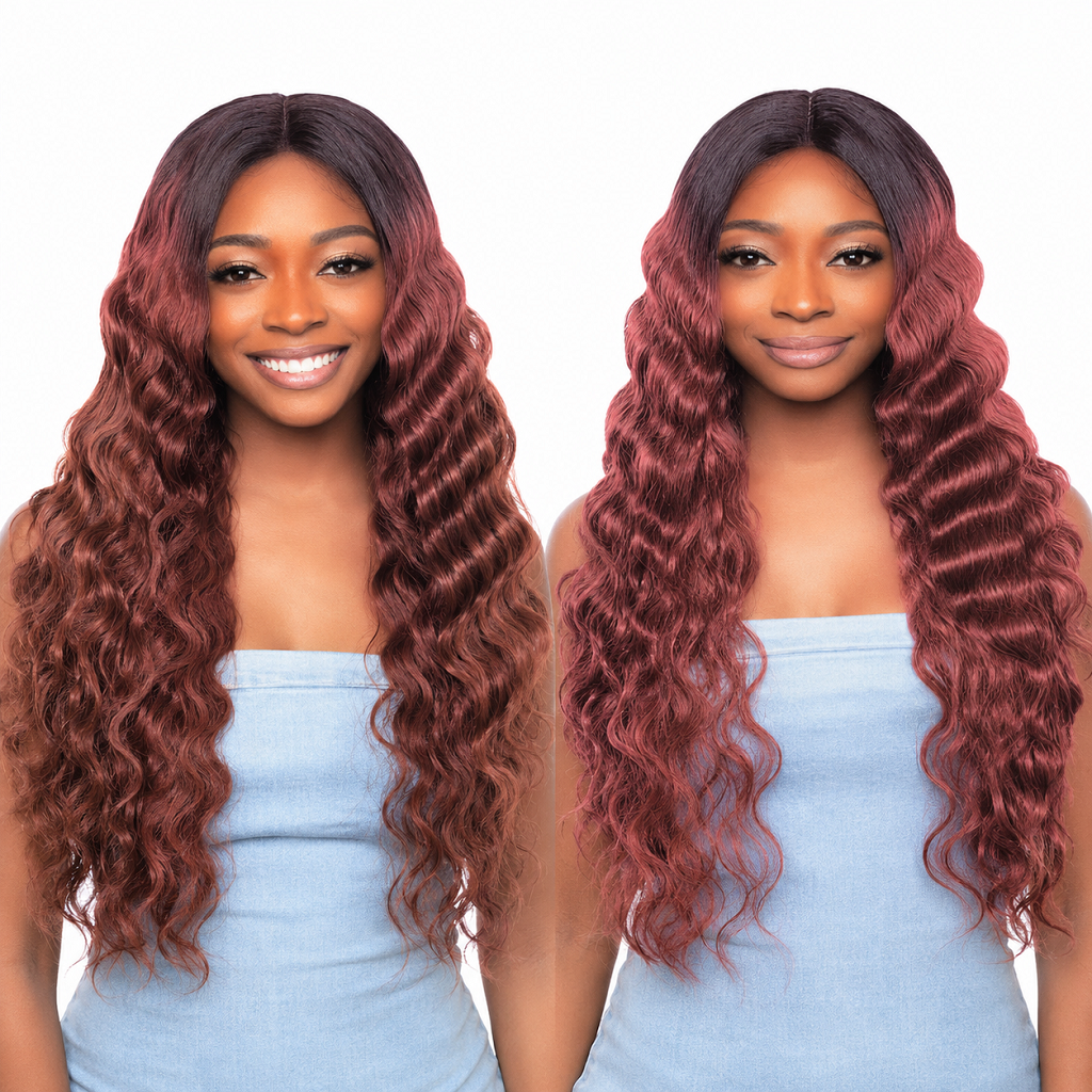 Mane Concept Synthetic Red Carpet Slick Tempo 5" Deep HD Lace Front Wig - RCST702 CARMEN