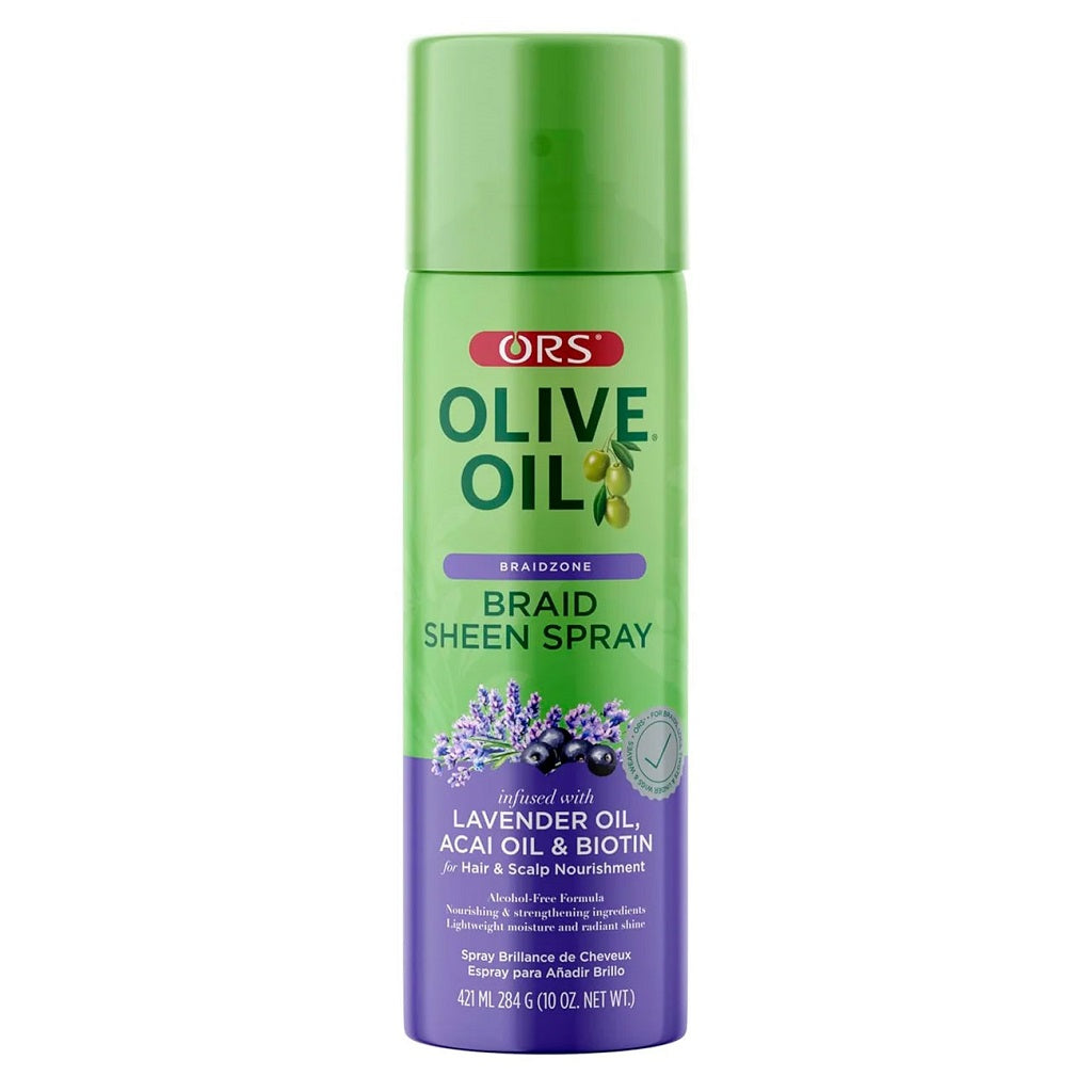 ORS Olive Oil Braidzone Braid Sheen Spray Lavender 10 oz