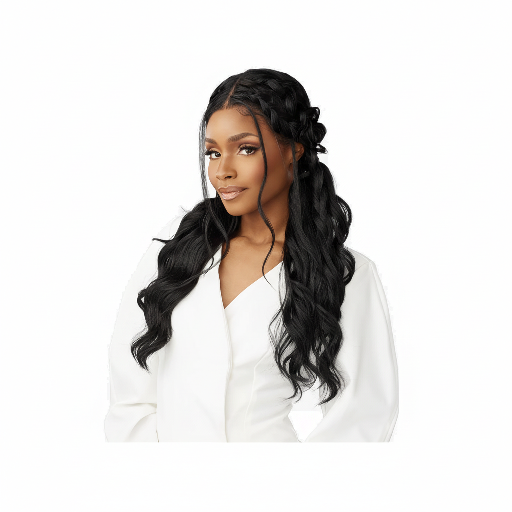Braided Style Side View - Properly Framed