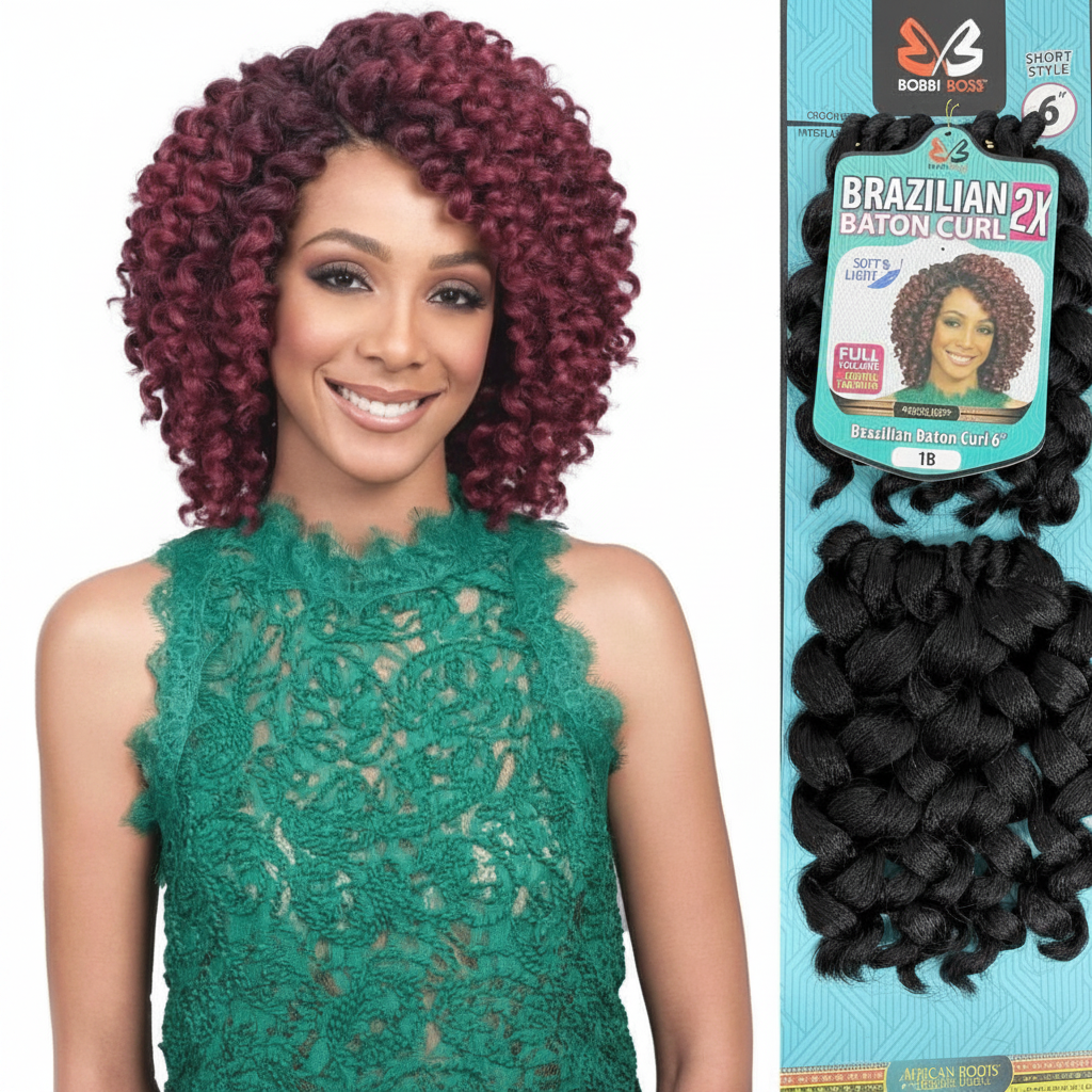 Brazilian Baton Curl with Packaging