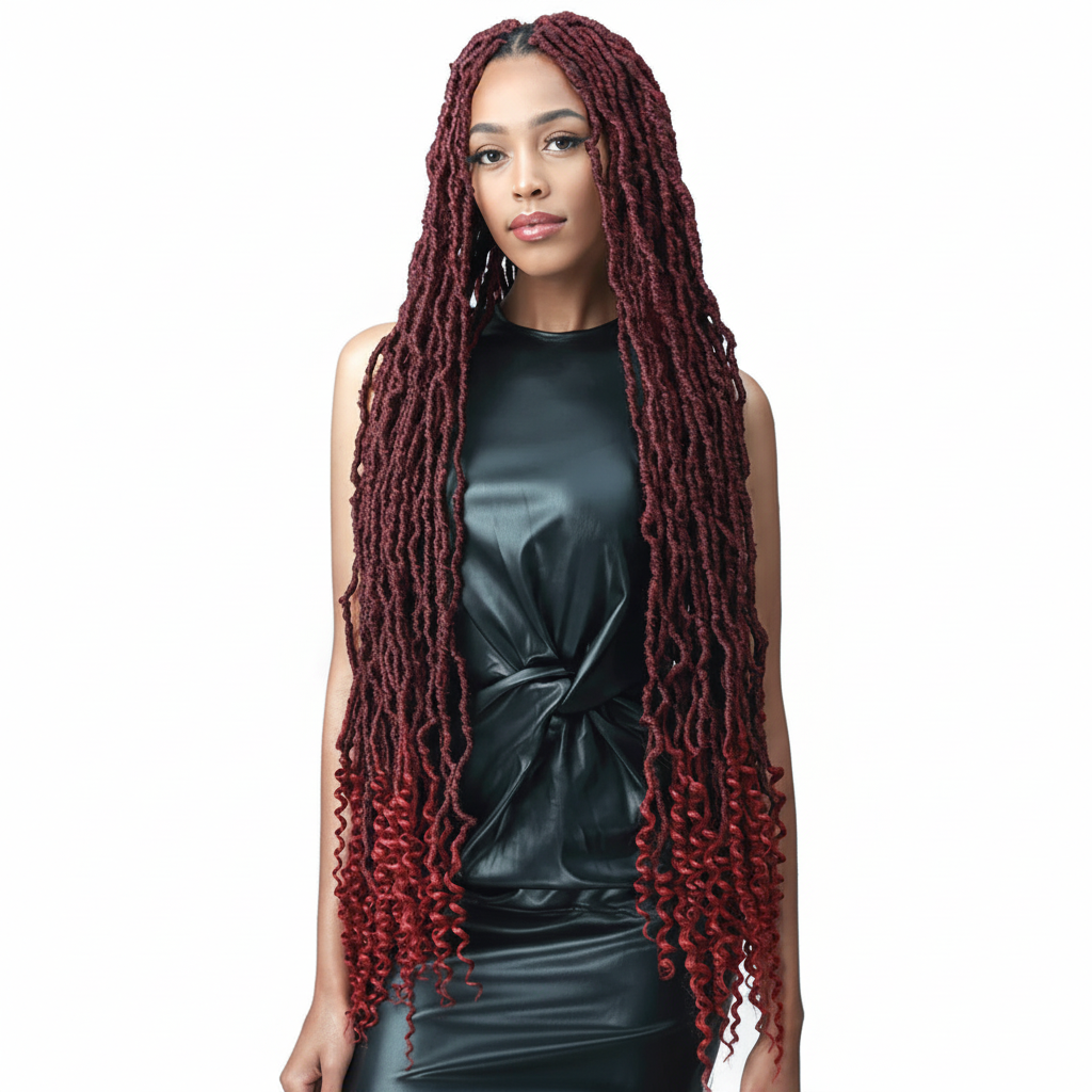Burgundy Ombre Locs Front 1024x1024
