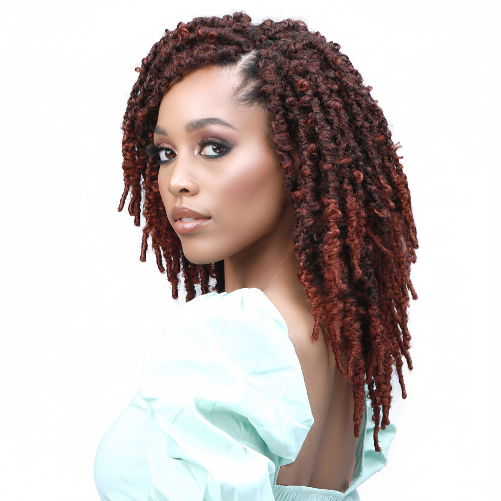 Butterfly Locs Side