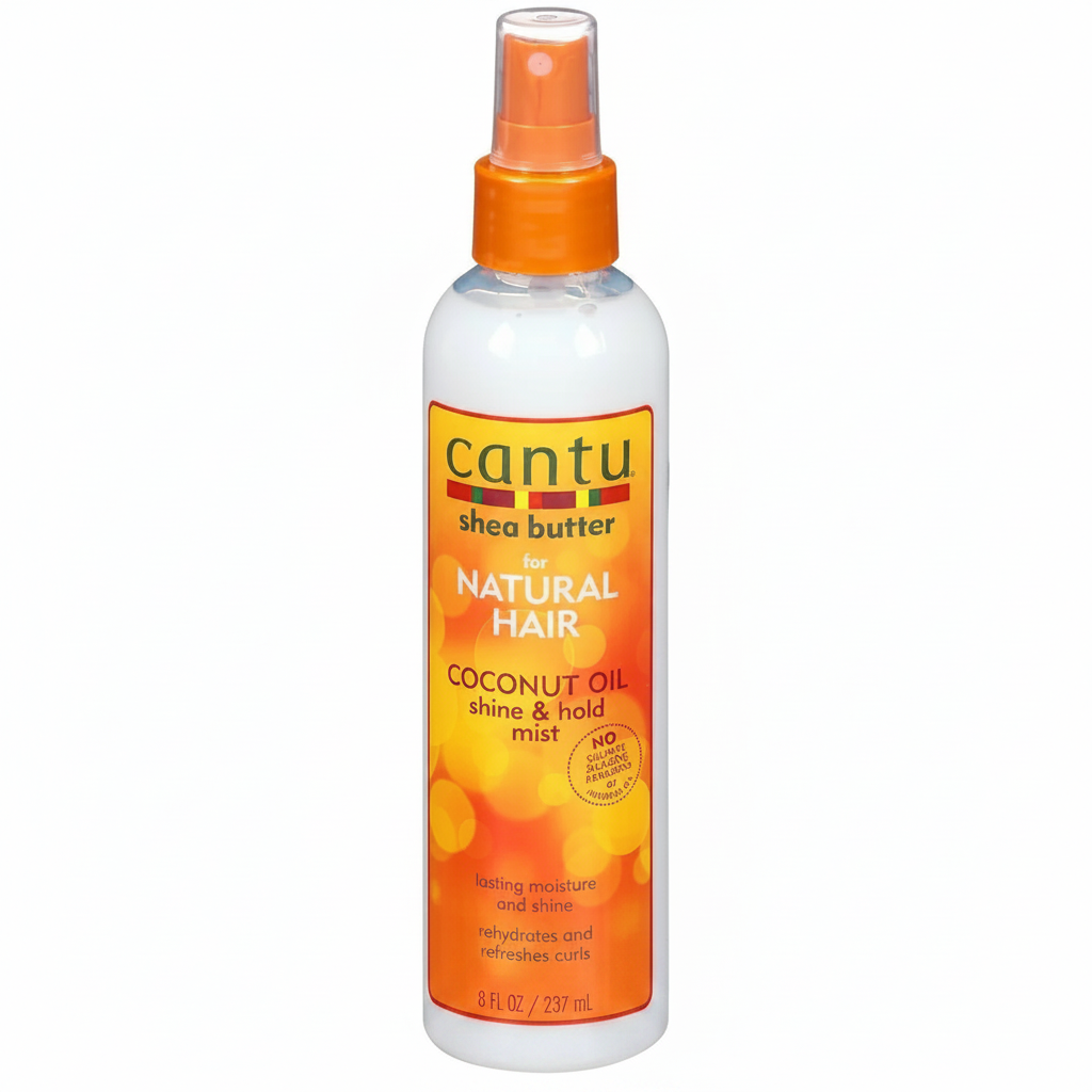 Cantu Coconut Oil Shine & Hold Mist 1024x1024