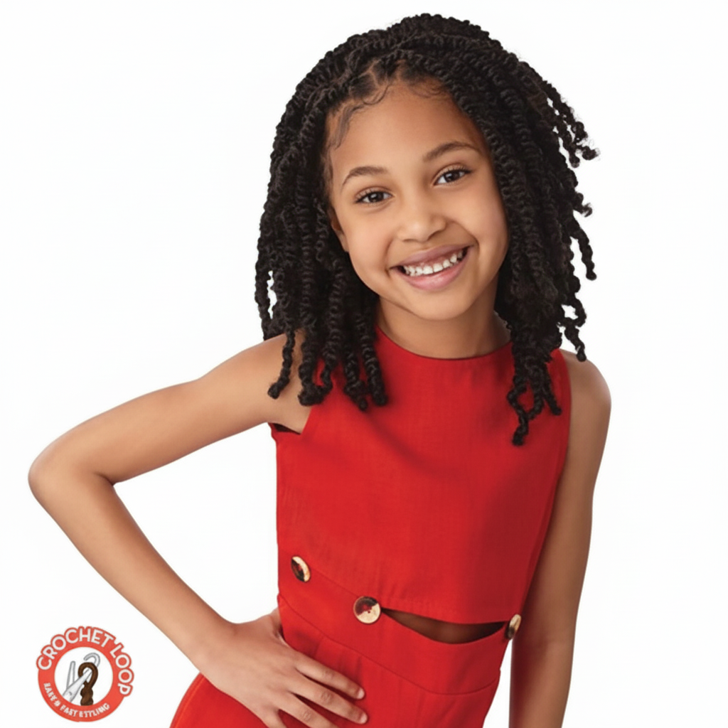 Child model with twist braids - 1024x1024