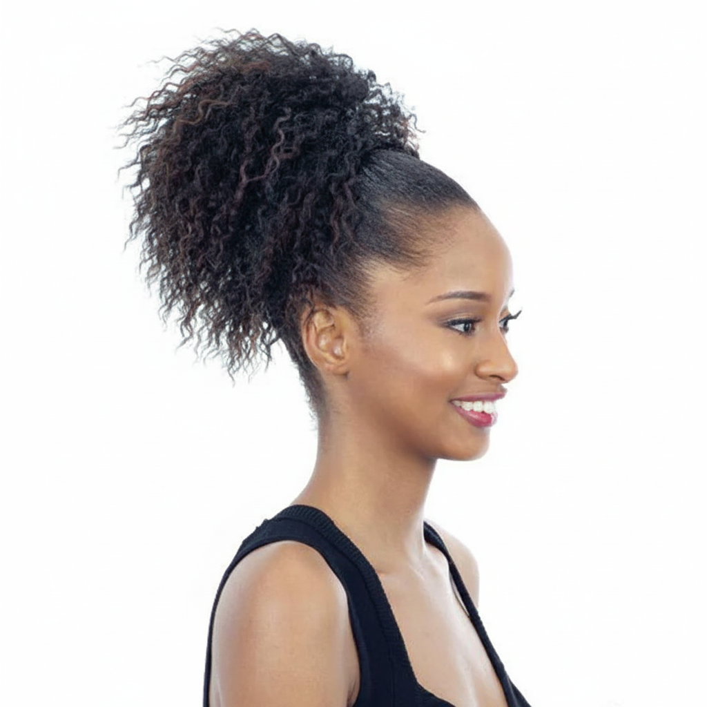Curly Ponytail Side