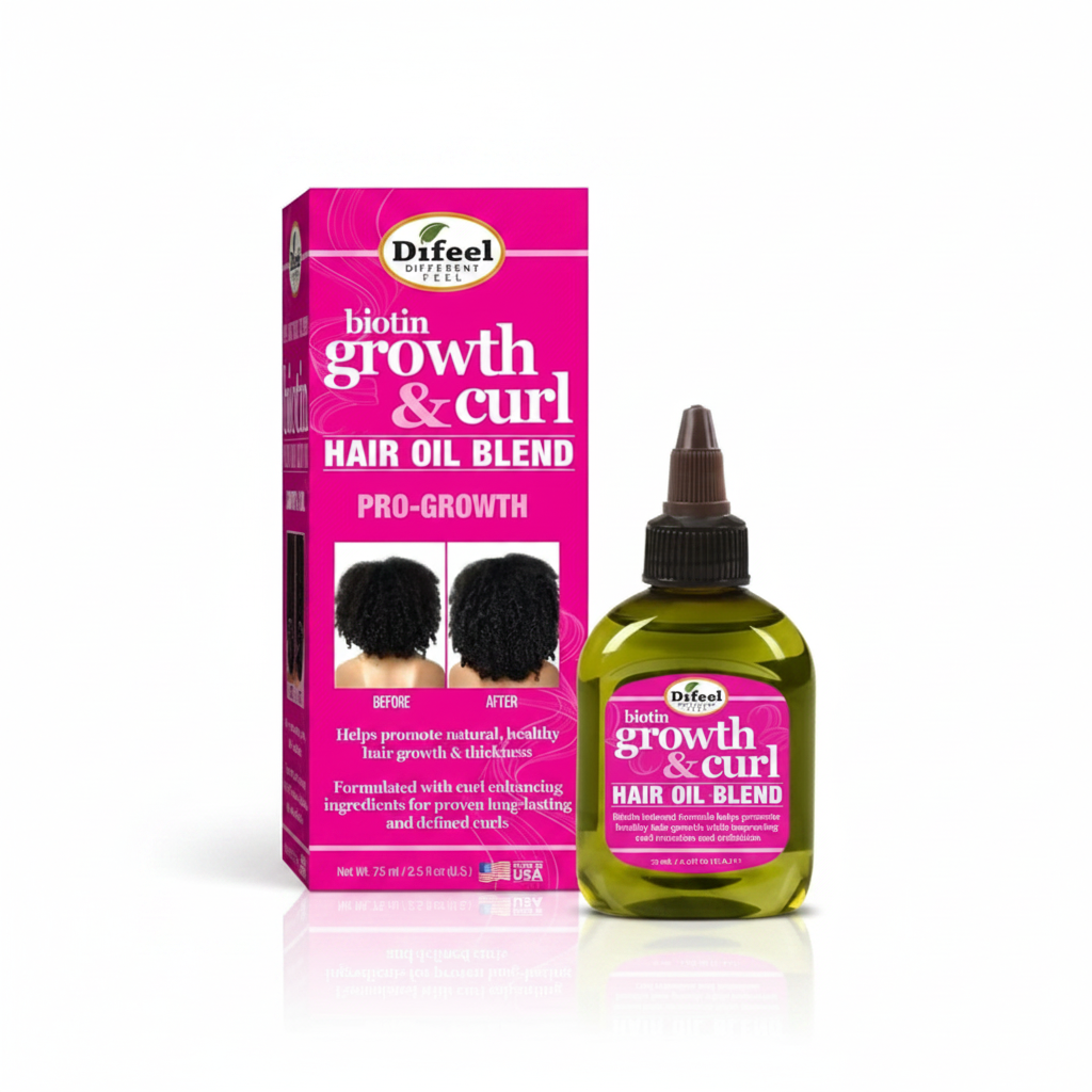 Difeel Biotin Growth & Curl Hair Oil Blend