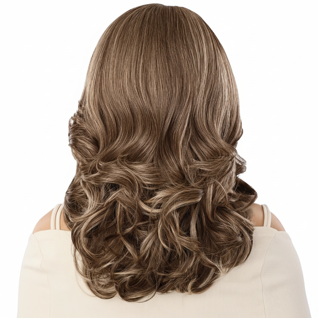 Frosted Ash Brown Back