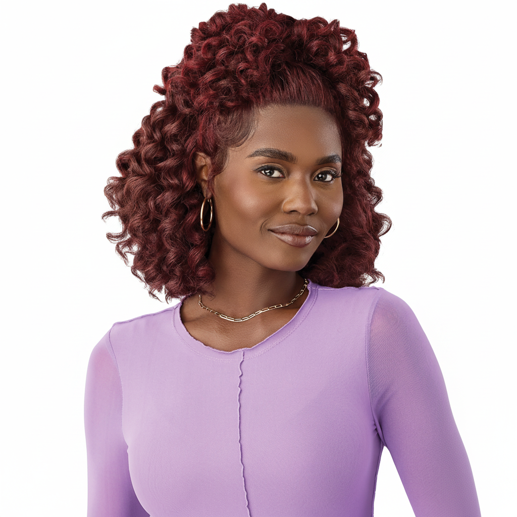 Ginger Brown Side White BG