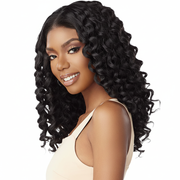Sensationnel Curls Kinks & Co Synthetic Hair Y-Part Glueless HD Lace Wig - KINKY ROD CURL 18