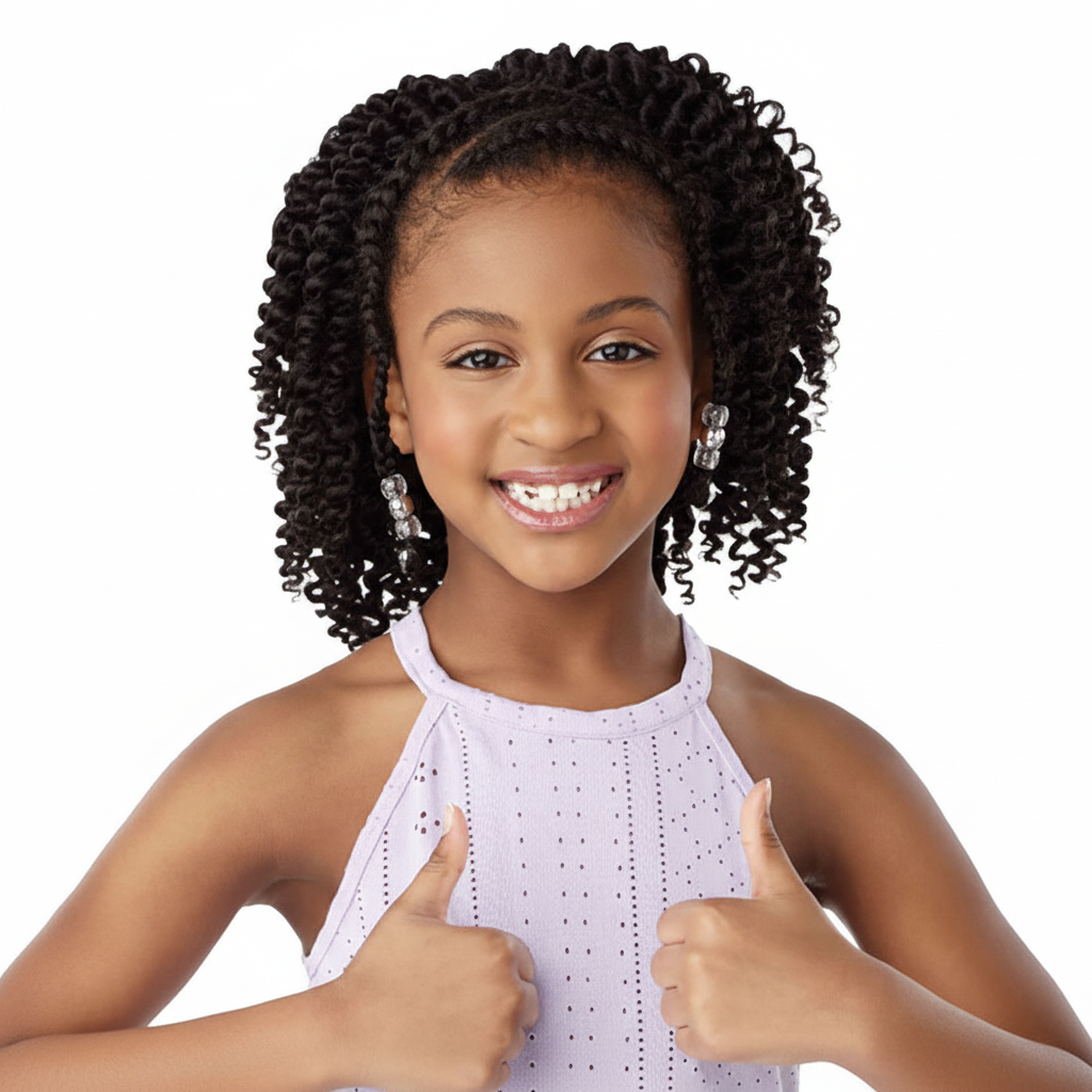 Sensationnel Lulu Mini Kids Crochet Braids - 2X WAND TWIST 7