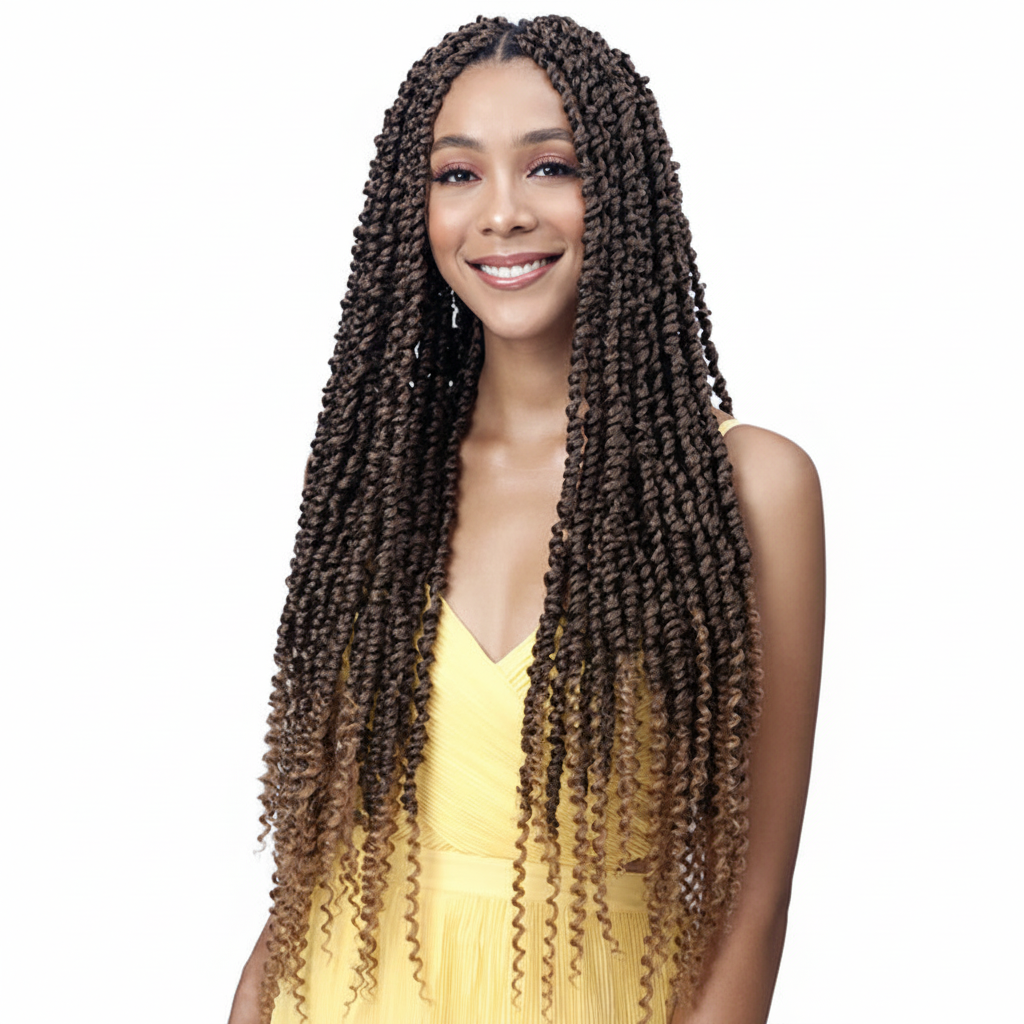 Bobbi Boss Pre-Looped Crochet Braid - NU LOCS SPRING TWIST 2X 26"