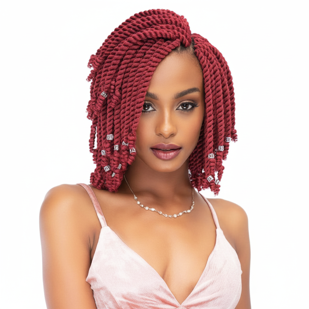2X Senegal Curly Finish 8 - Model Shot