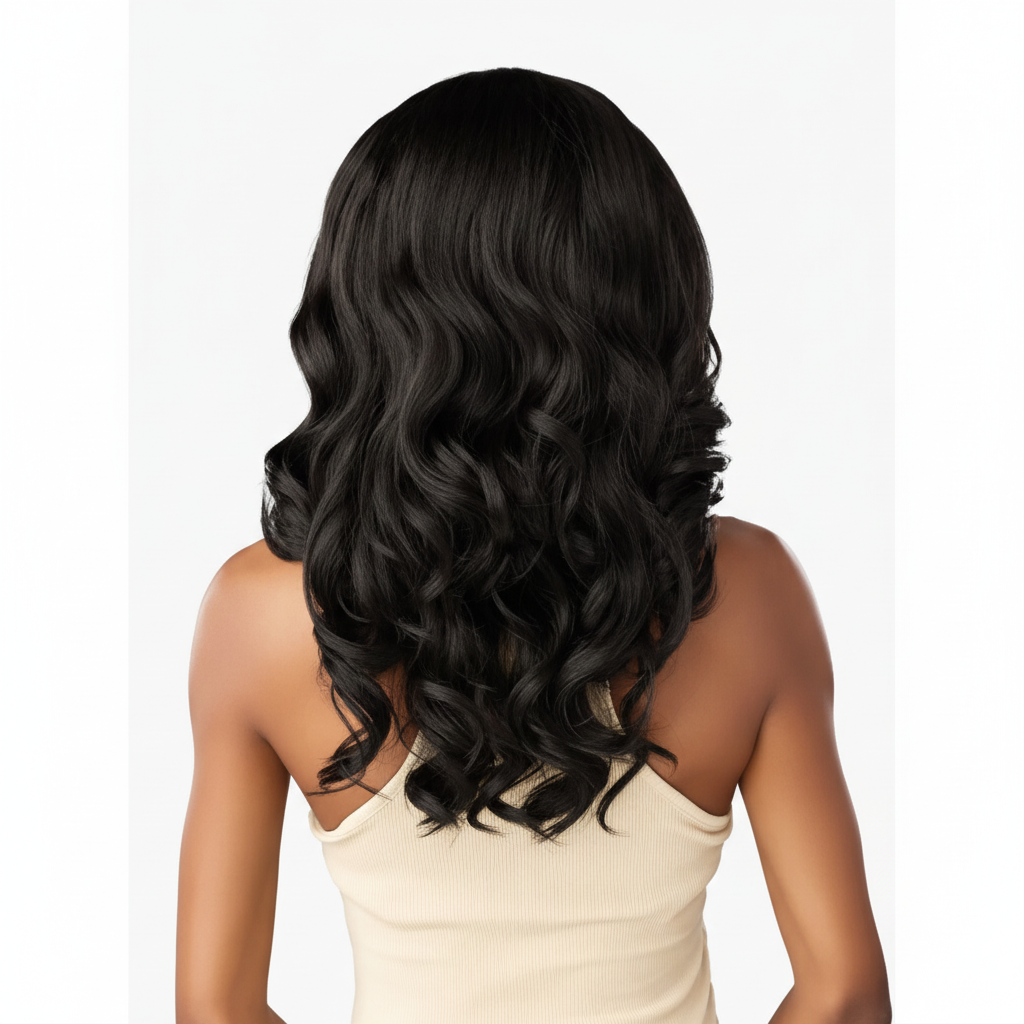 Sensationnel Curls Kinks & Co Synthetic Hair Y-Part Glueless HD Lace Wig - KINKY BARREL CURL 20