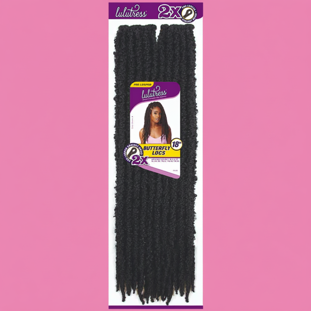 Lulutress 2X Butterfly Locs 18" - Packaging