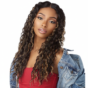 Sensationnel Curls Kinks & Co Synthetic Hair Glueless V Part Wig - V UNIT 7