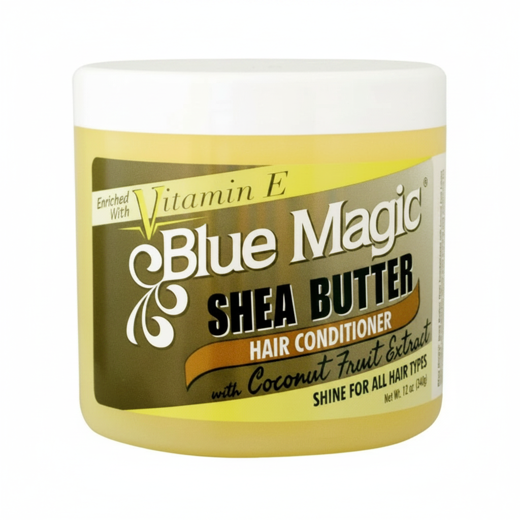 Blue Magic Shea Butter Hair Conditioner with Coconut Fruit Extract 12oz