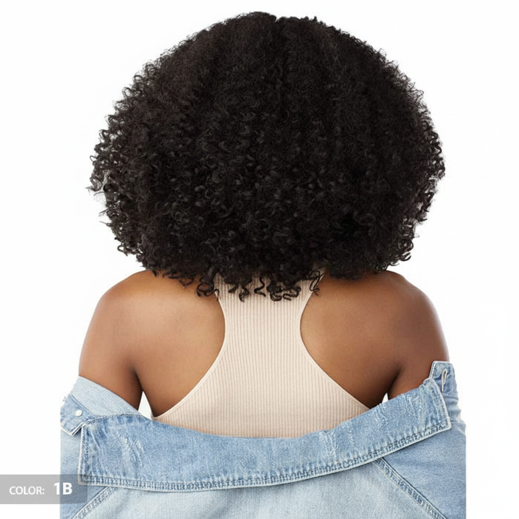 Sensationnel Curls Kinks & Co Synthetic Hair Y-Part Glueless HD Lace Wig - KINKY ZIGZAG CURLS 14