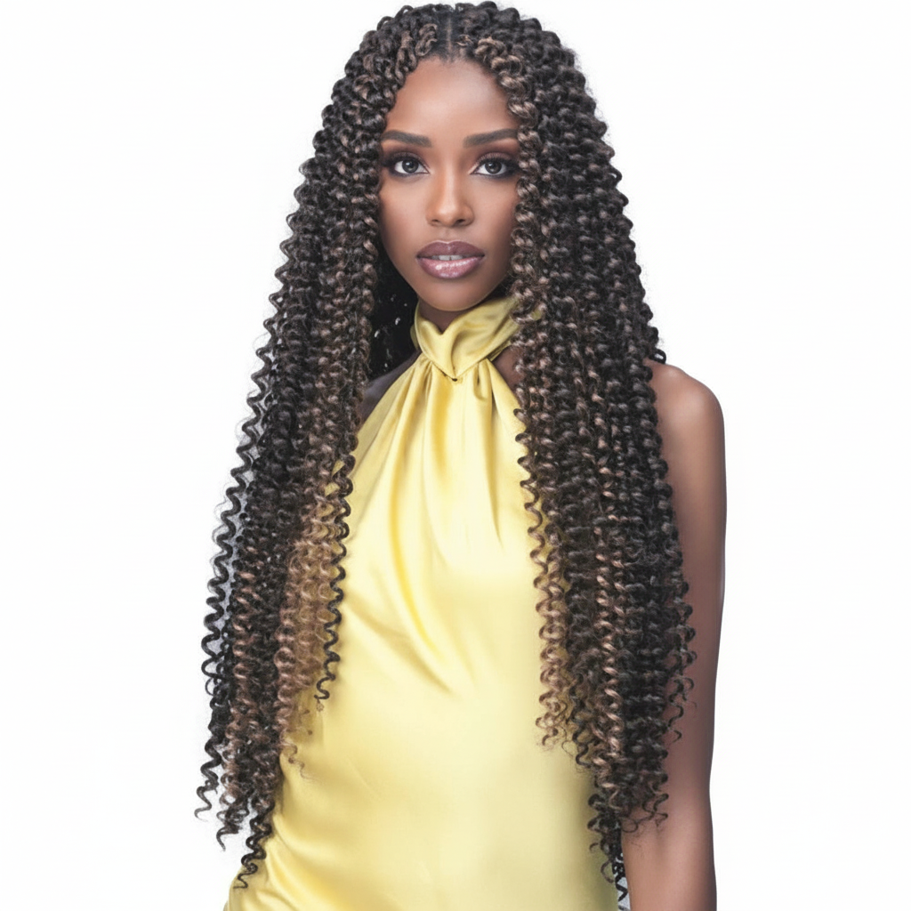 Bobbi Boss Brazilian Water Curl 20 2X in ombre - front view