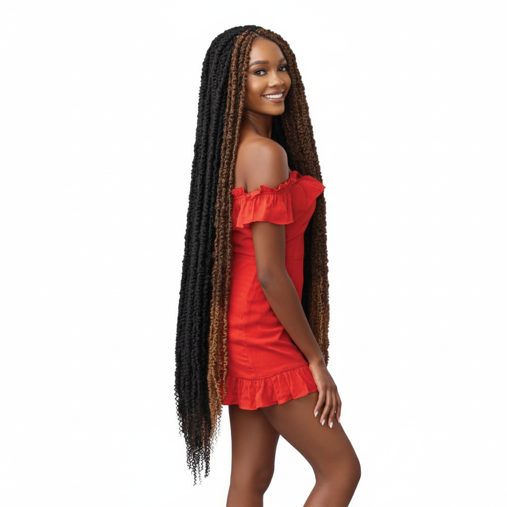 Outre X-Pression Twisted-Up Crochet Braid - BONITA INFINITY LOCS 40"
