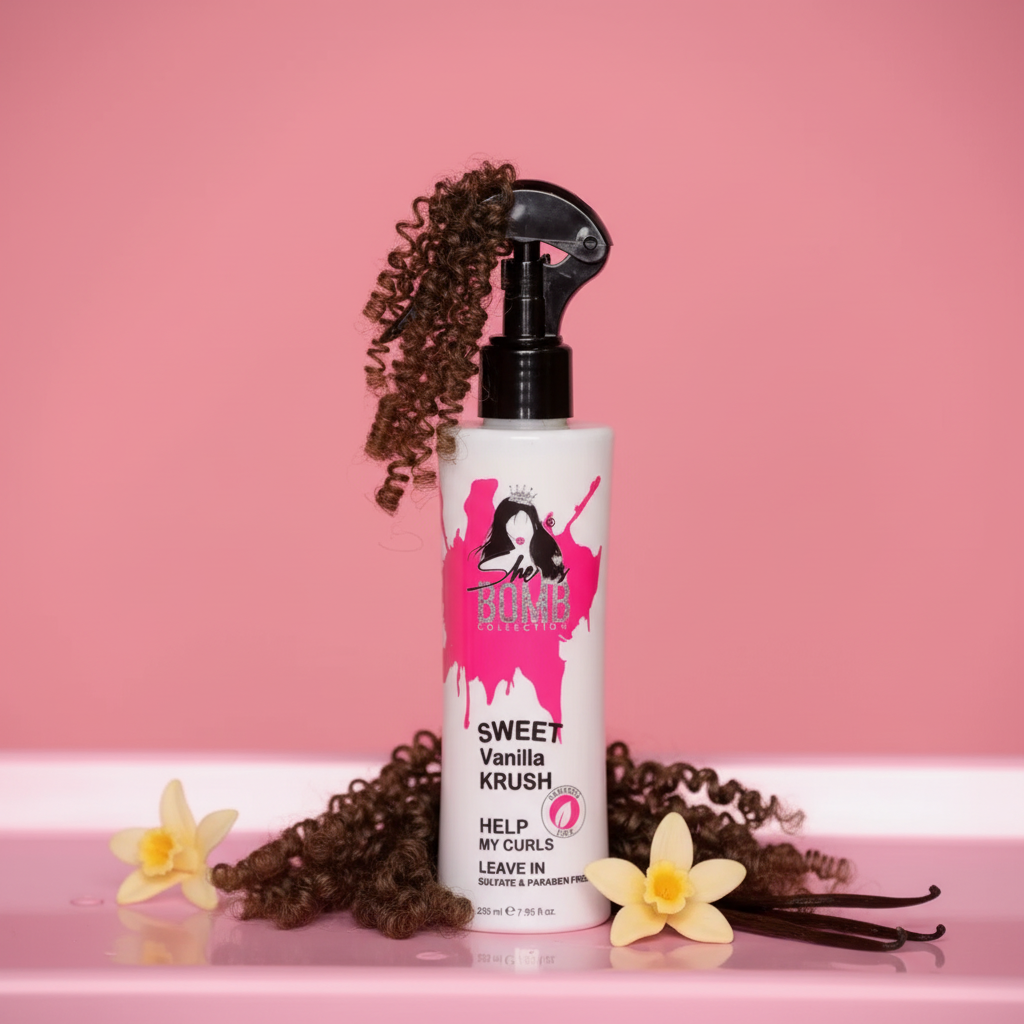 She Is Bomb Sweet Vanilla Krush Leave In Spray - Lifestyle