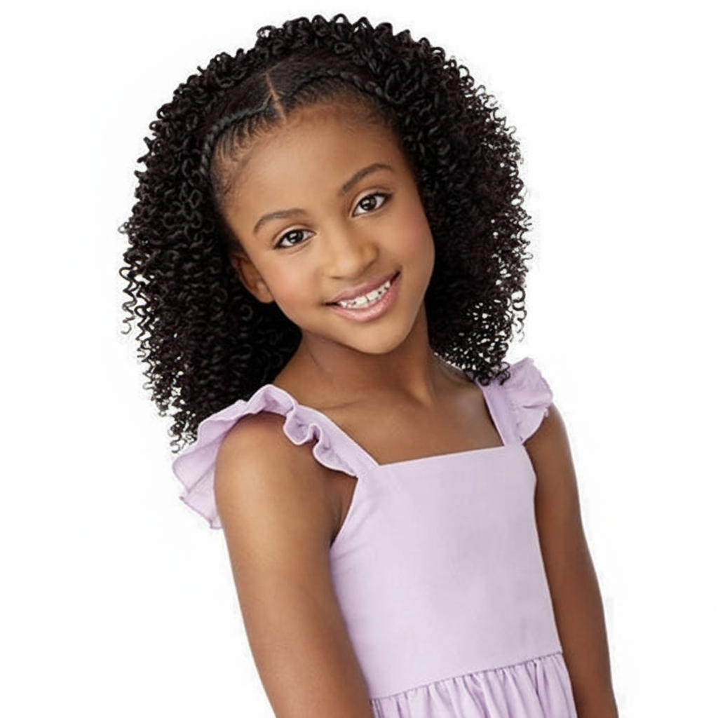 Sensationnel Lulu Mini Kids Crochet Braids - 2X COILY 3C