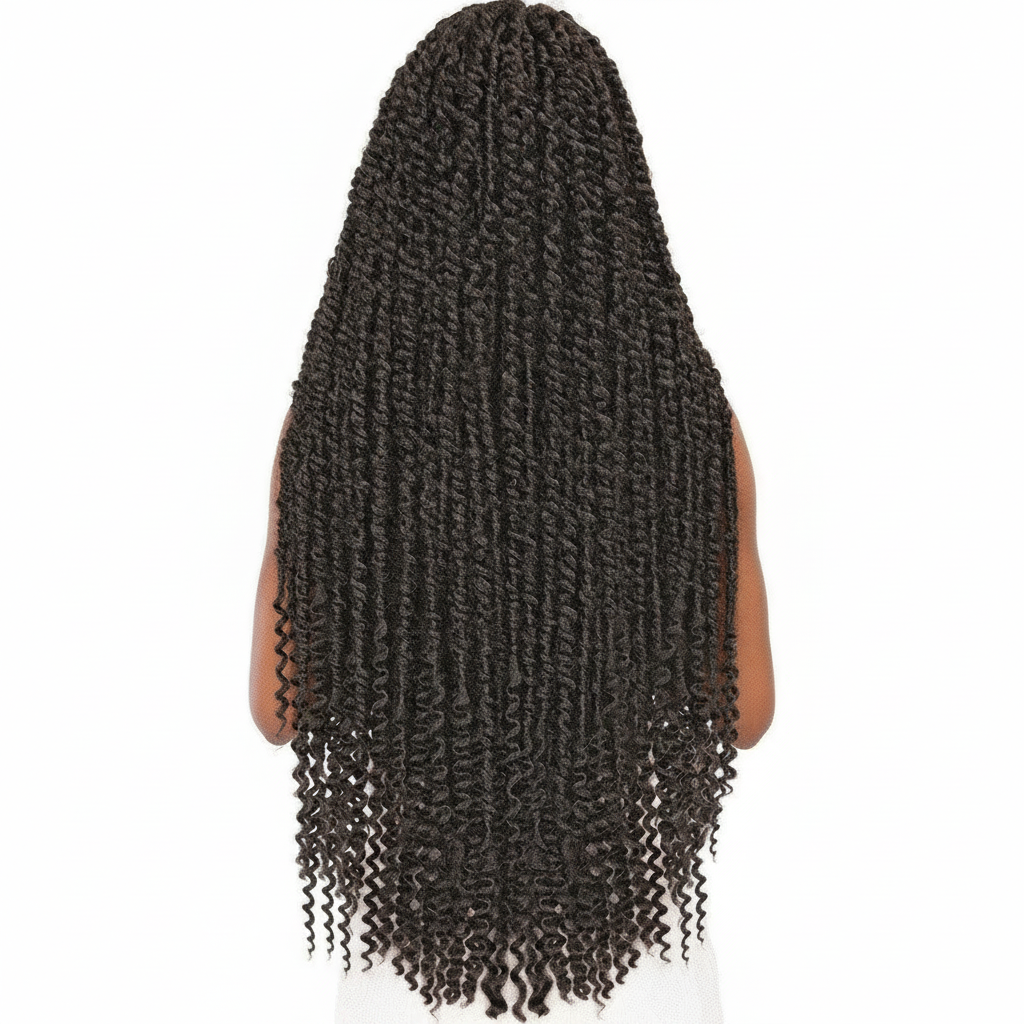 Janet Collection Nala Tress Passion Twist Braid 24 - Back View