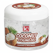 Fantasia IC Hair Polisher Coconut Styling Gel white background