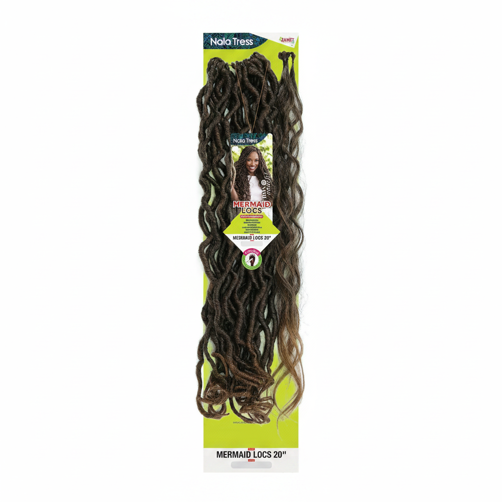 Janet Collection Nala Tress Mermaid Locs 20 inch crochet hair package