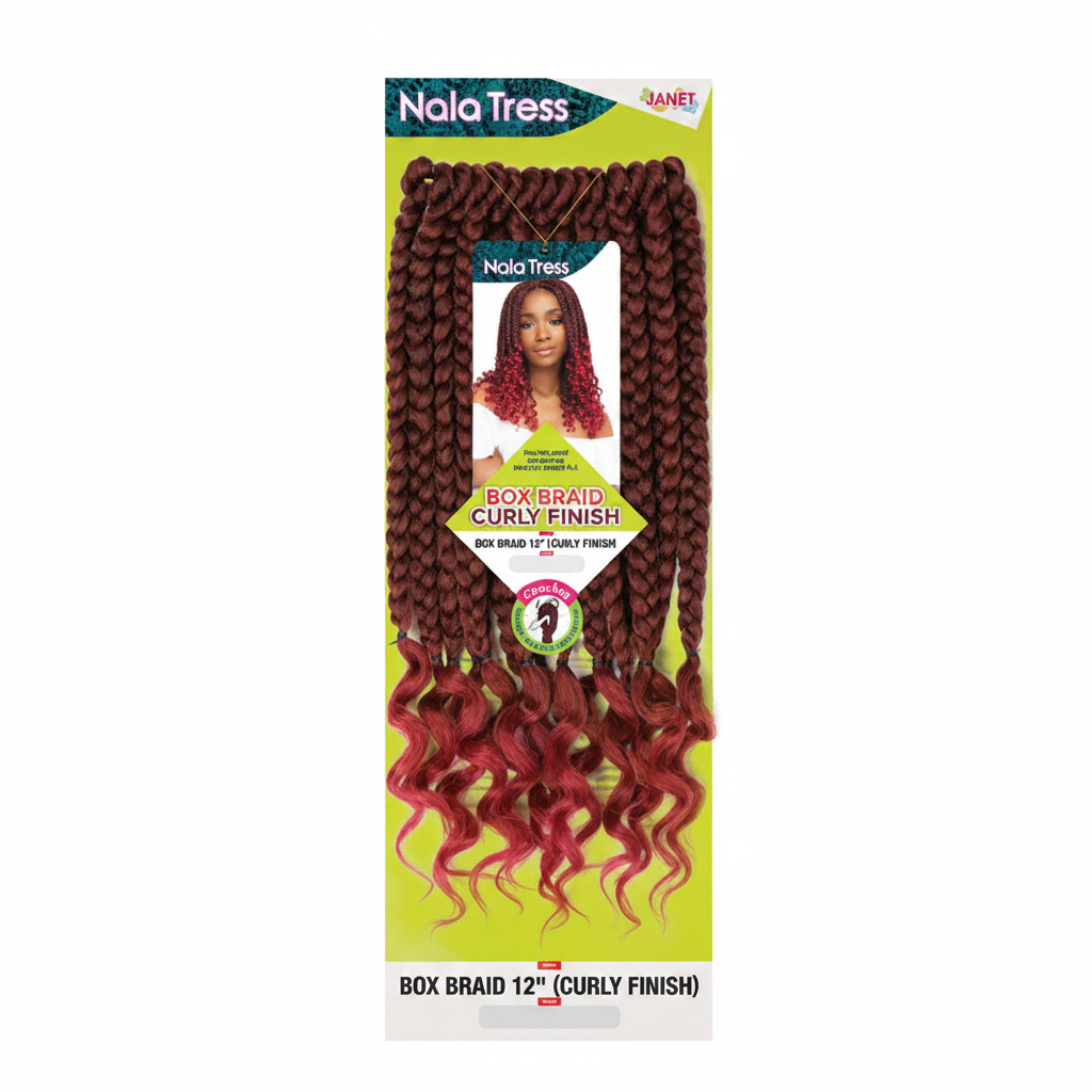 Box Braid 12 Curly Finish - Packaging