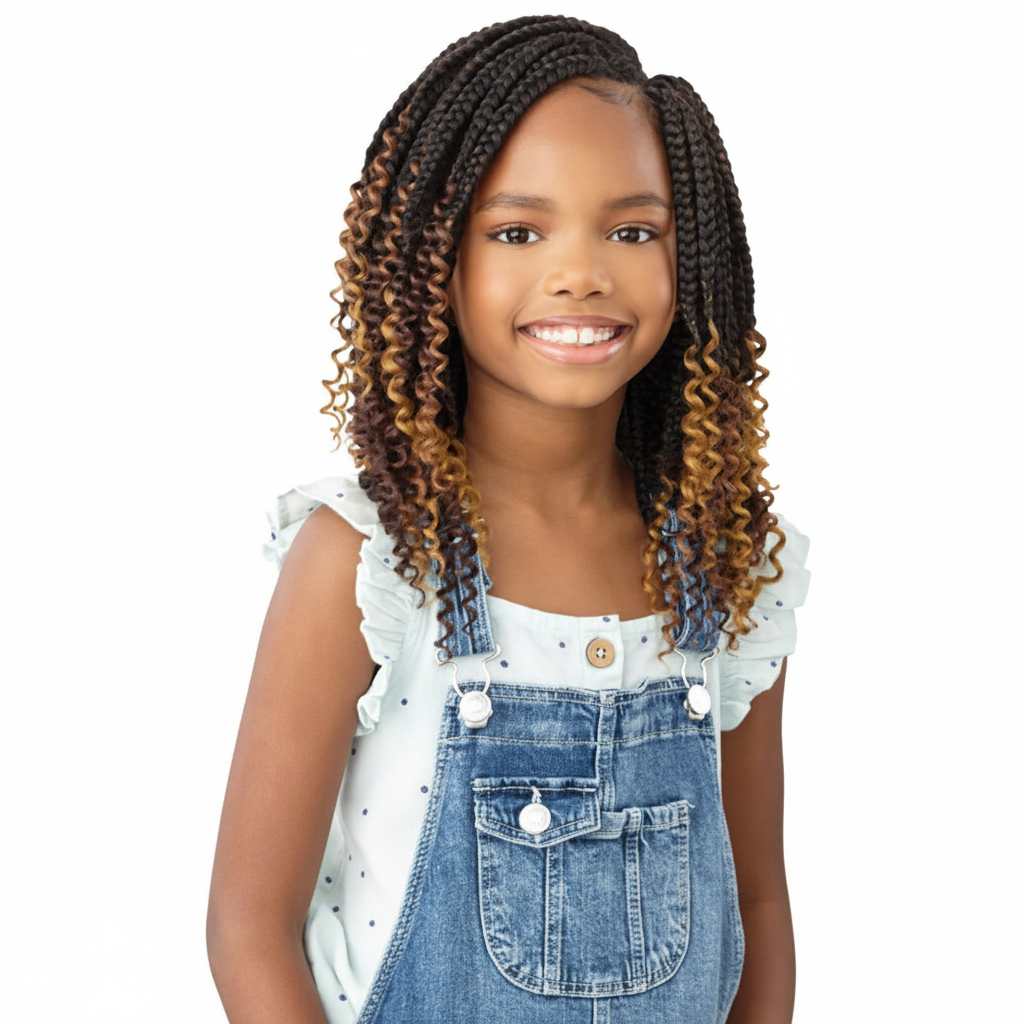 Outre Synthetic X-pression Lil Looks Braid - BOX BRAID SWEETY 8" 2X