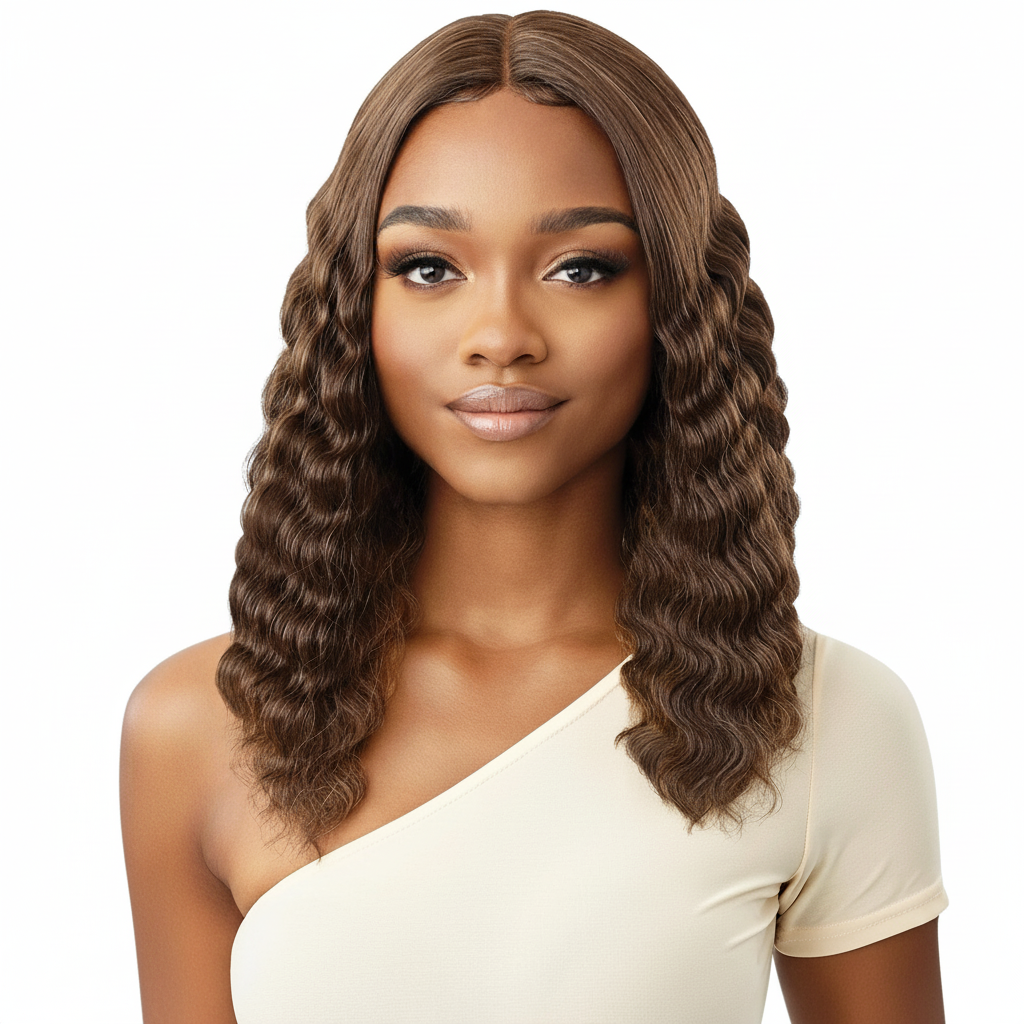 Outre Synthetic Wet N Wavy HD Lace Front Wig - LESMA