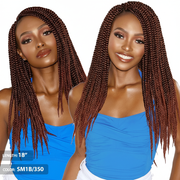 Sensationnel Ruwa Synthetic Pre-Looped Braid - 3X RUWA BOX BRAID 18