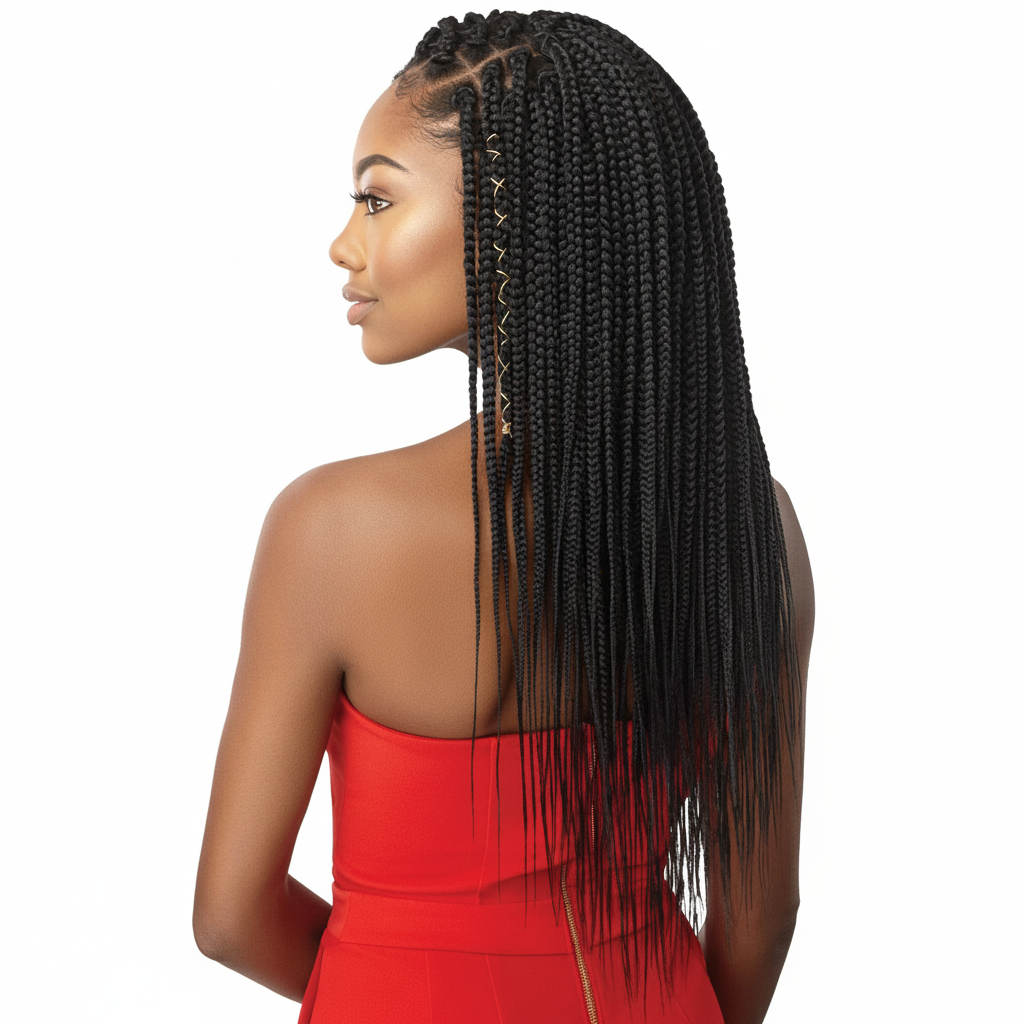 Outre X-Pression Crochet Braid - BOX BRAID MEDIUM NATURAL TIP 26"