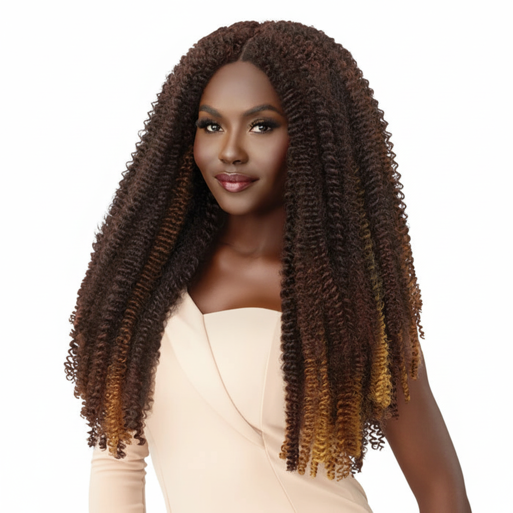 Outre X-Pression Twisted Up Crochet Braids 3X - SPRINGY BOHEMIAN TWIST 24