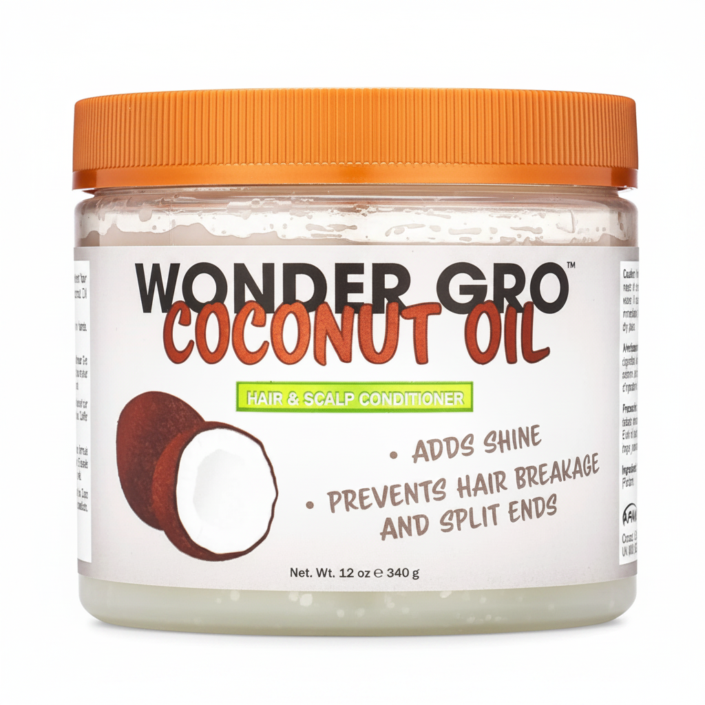 Wonder Gro Coconut Oil Hair & Scalp Conditioner 12oz