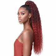 Bobbi Boss Human Hair Blend Tress Up Ponytail - MOD026 BRAZILIAN WAVE 28
